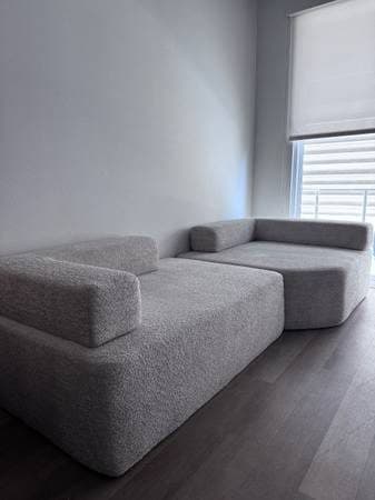 Boucle Sofa Oversized Sectional 2