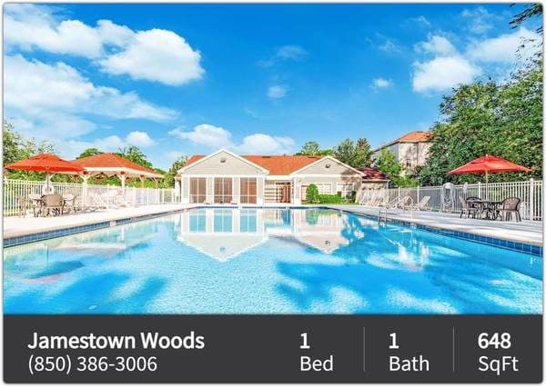 1 Bed / 1 Bath. We welcome your pets! Ask about our pet policy! 2