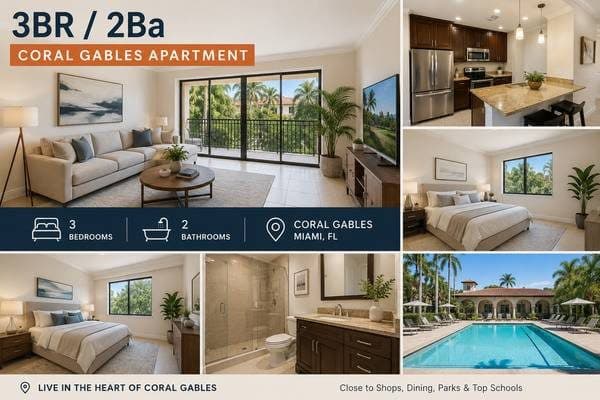 AWESOME  CORAL GABLE APARTMENT 1