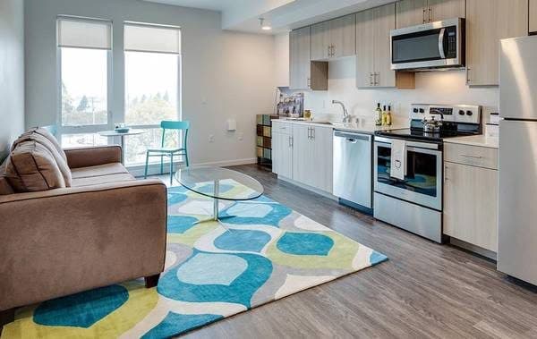 Exclusive 1 BR w/Private Balcony & Modern Kitchen 3