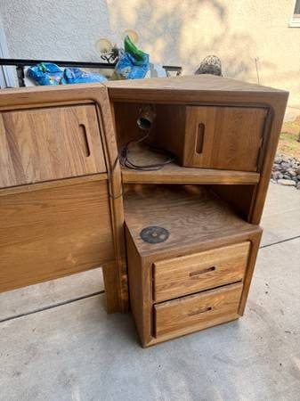 FREE Vintage oak bedroom set 3