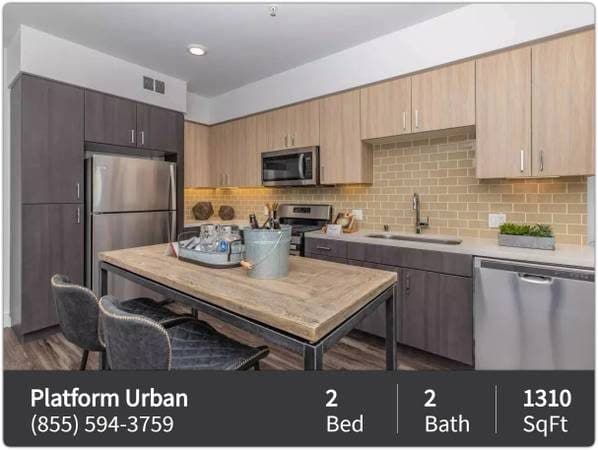 A world of style: Exceptional 2 BR, 1310 Sq Ft spaces! 2