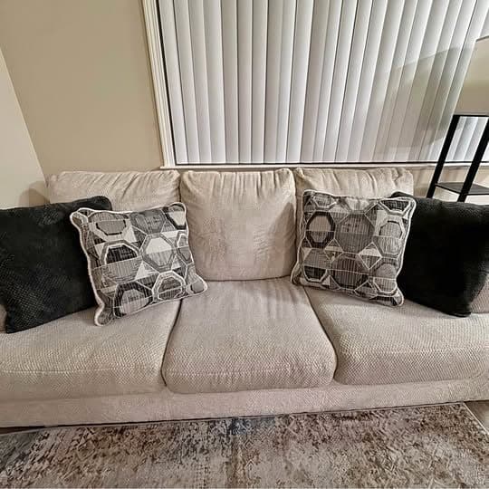 Ashley Furniture Karinne Sofa – Beige (Great Condition) 1