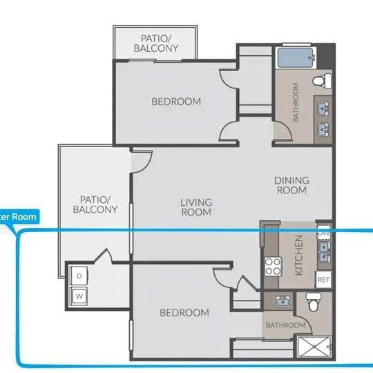 Available now | Private Master Bed + Attached Bath | Sunnyvale 1