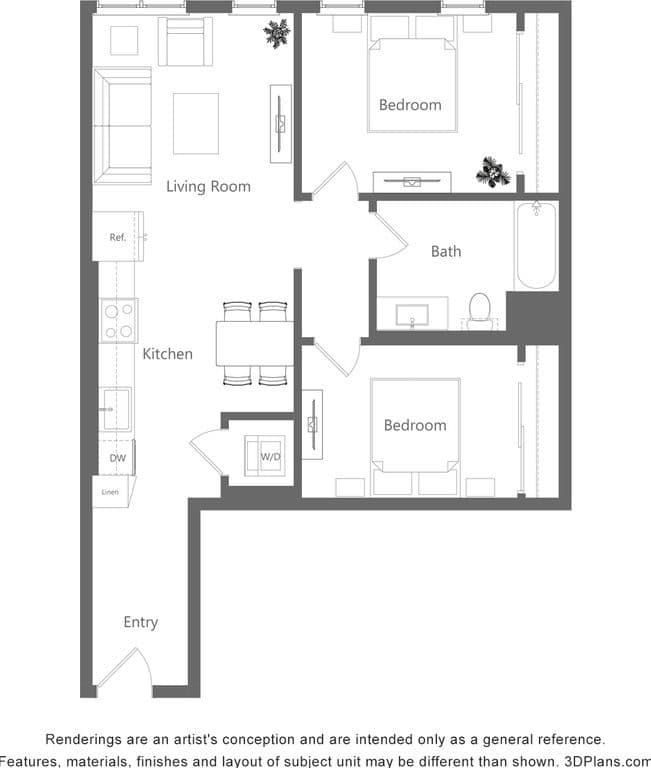 1 BR for rent — 4632 Santa Monica Blvd, Los Angeles 3