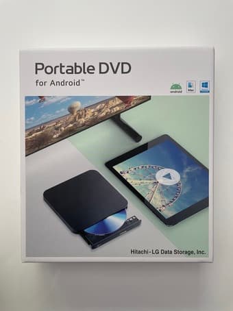 Portable CD/DVD re-writer for multiple OS 1