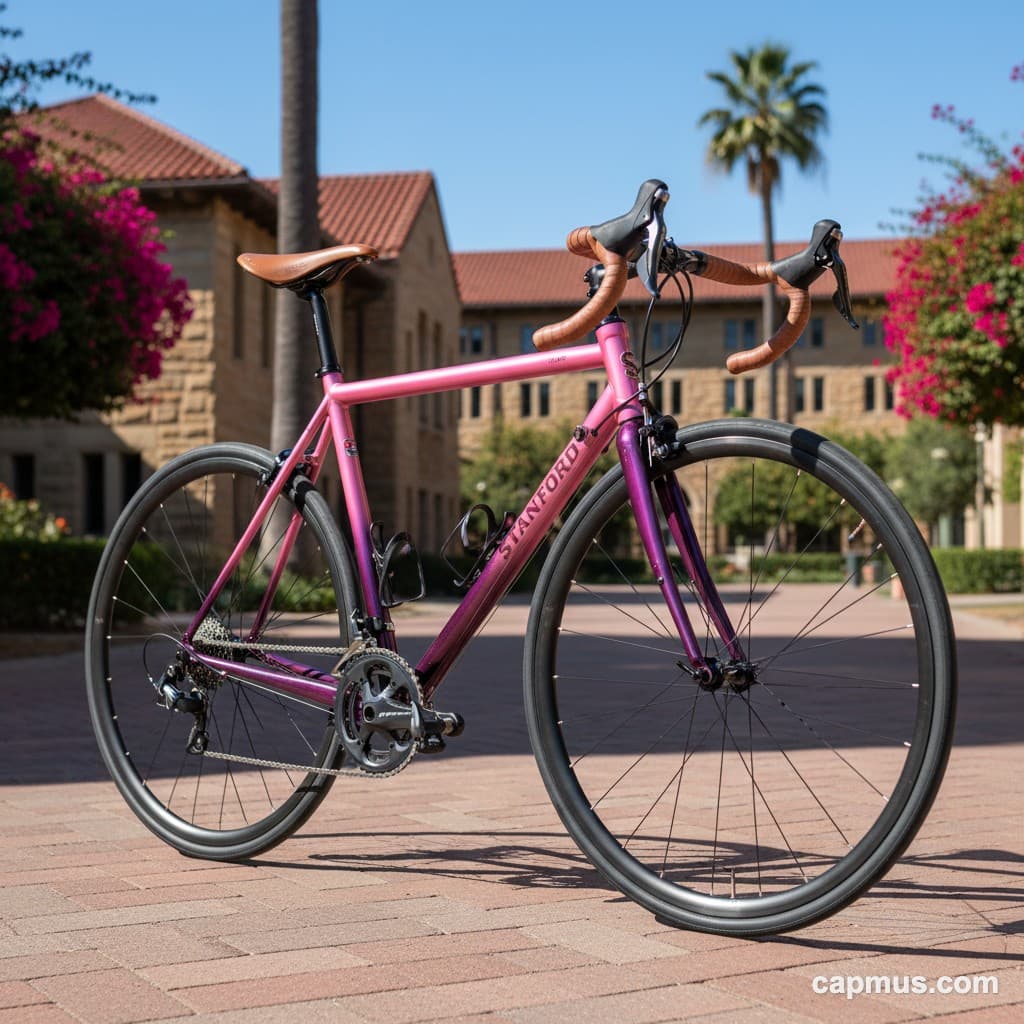 Custom Pink/Purple Road Bike - Stanford Edition