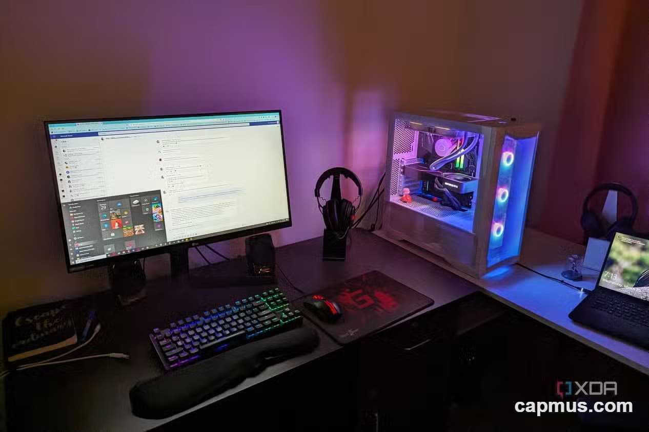 Complete Gaming PC Setup with RTX Graphics
