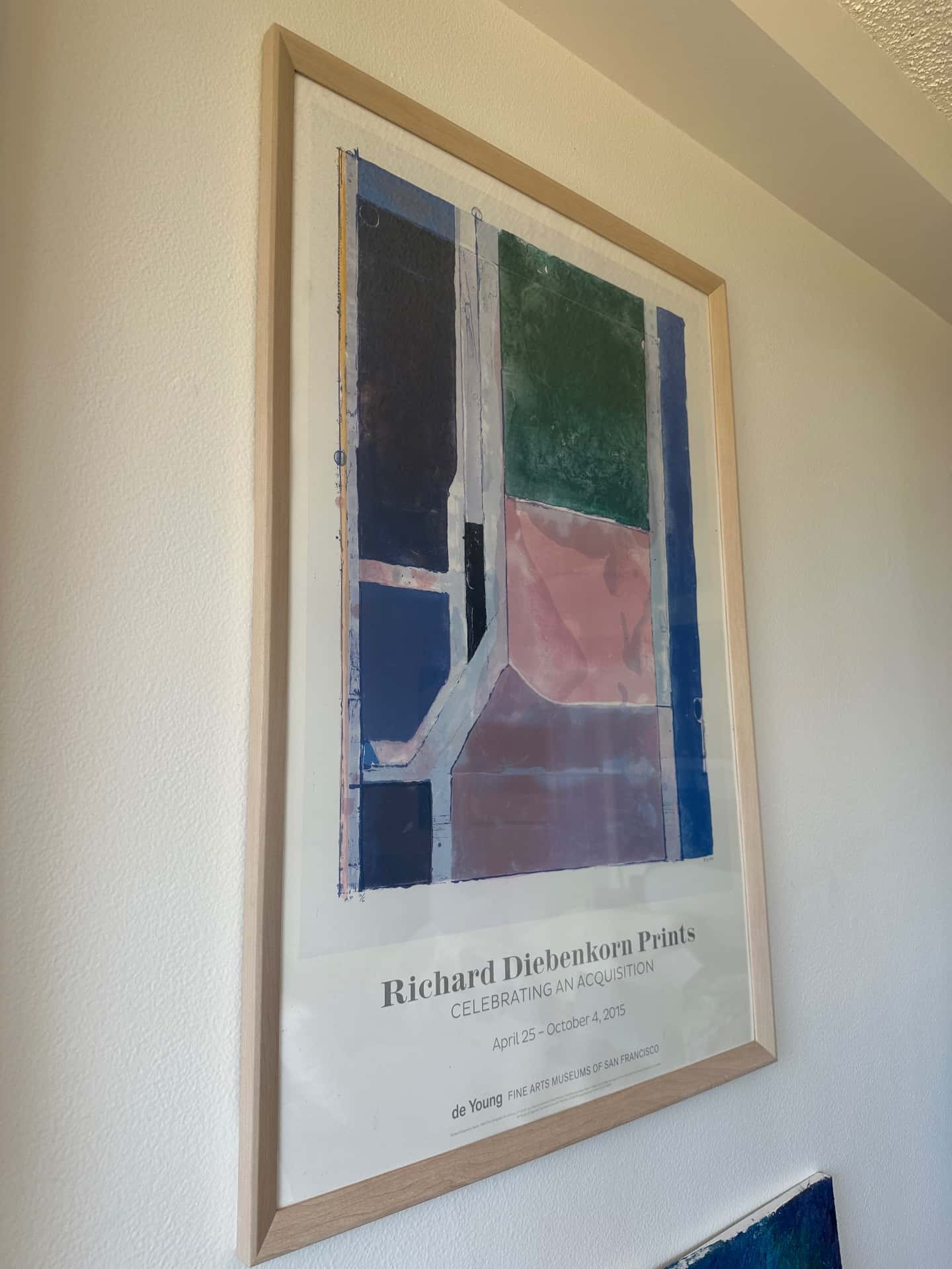 24x36 Diebenkorn framed 1