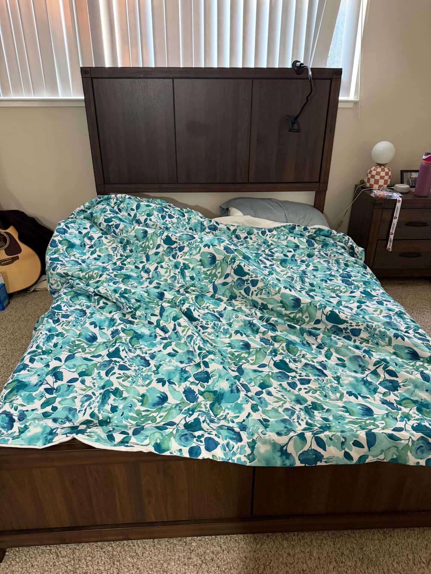 Bedroom Set with Bed, Dresser and Mirror, Nightstand 1
