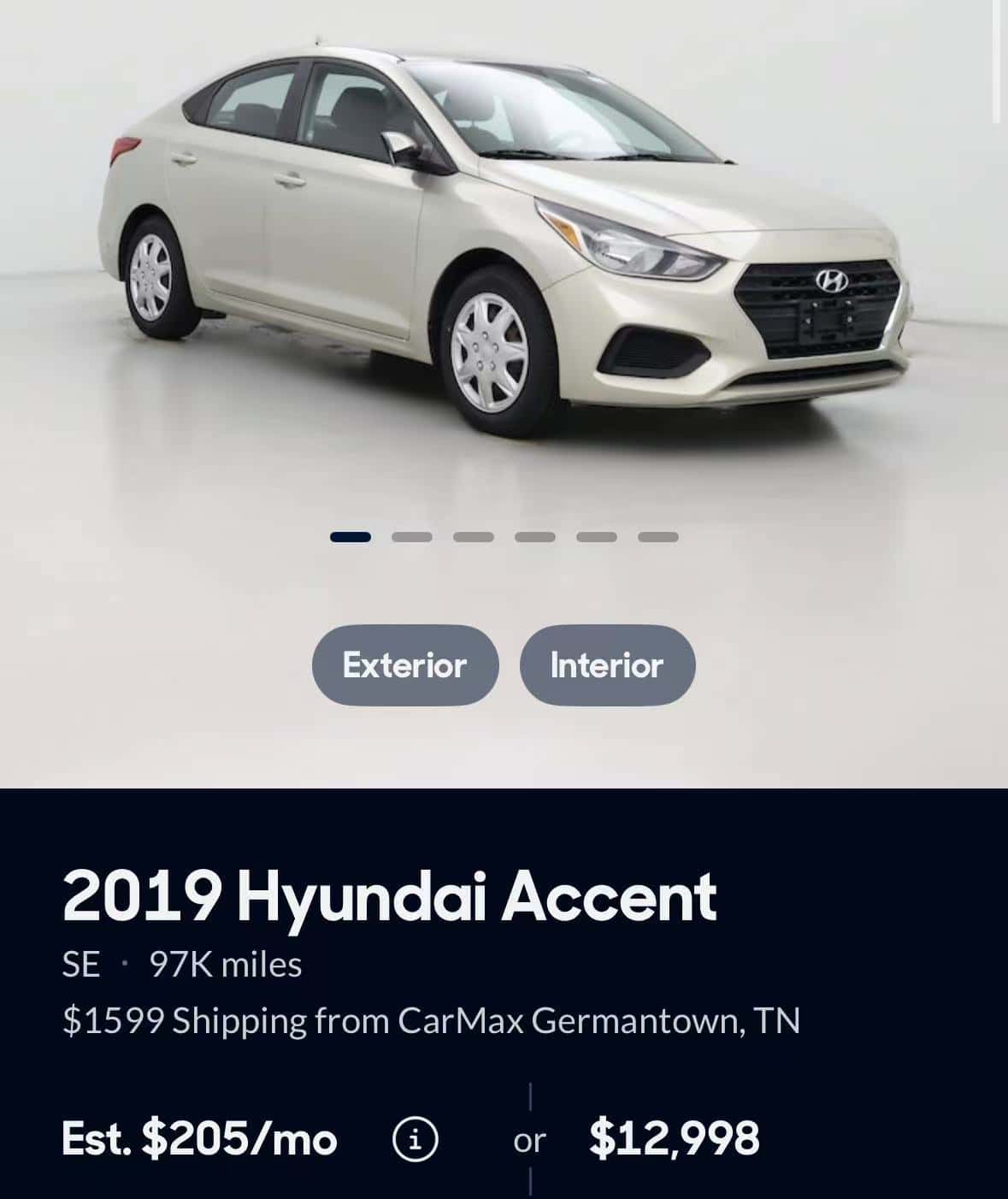 2019 Hyundai Accent SE – 75K Miles - Clean Title - Tires Replaced - Serviced Last Month 4