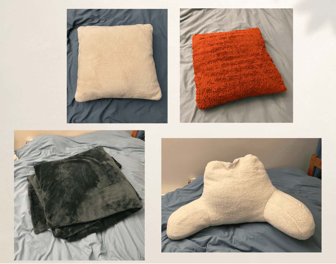 Throw pillow and blanket bundle 1