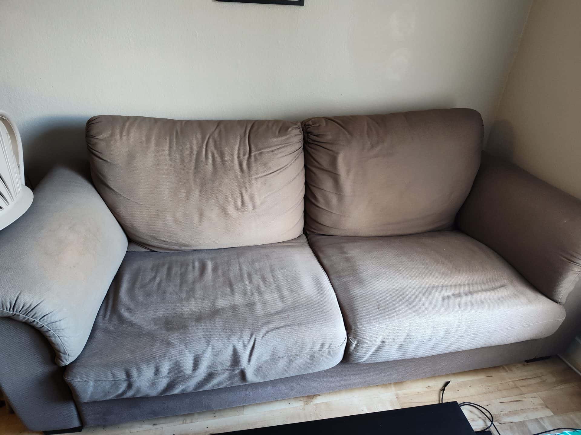 Brown Tidafors sofa 2