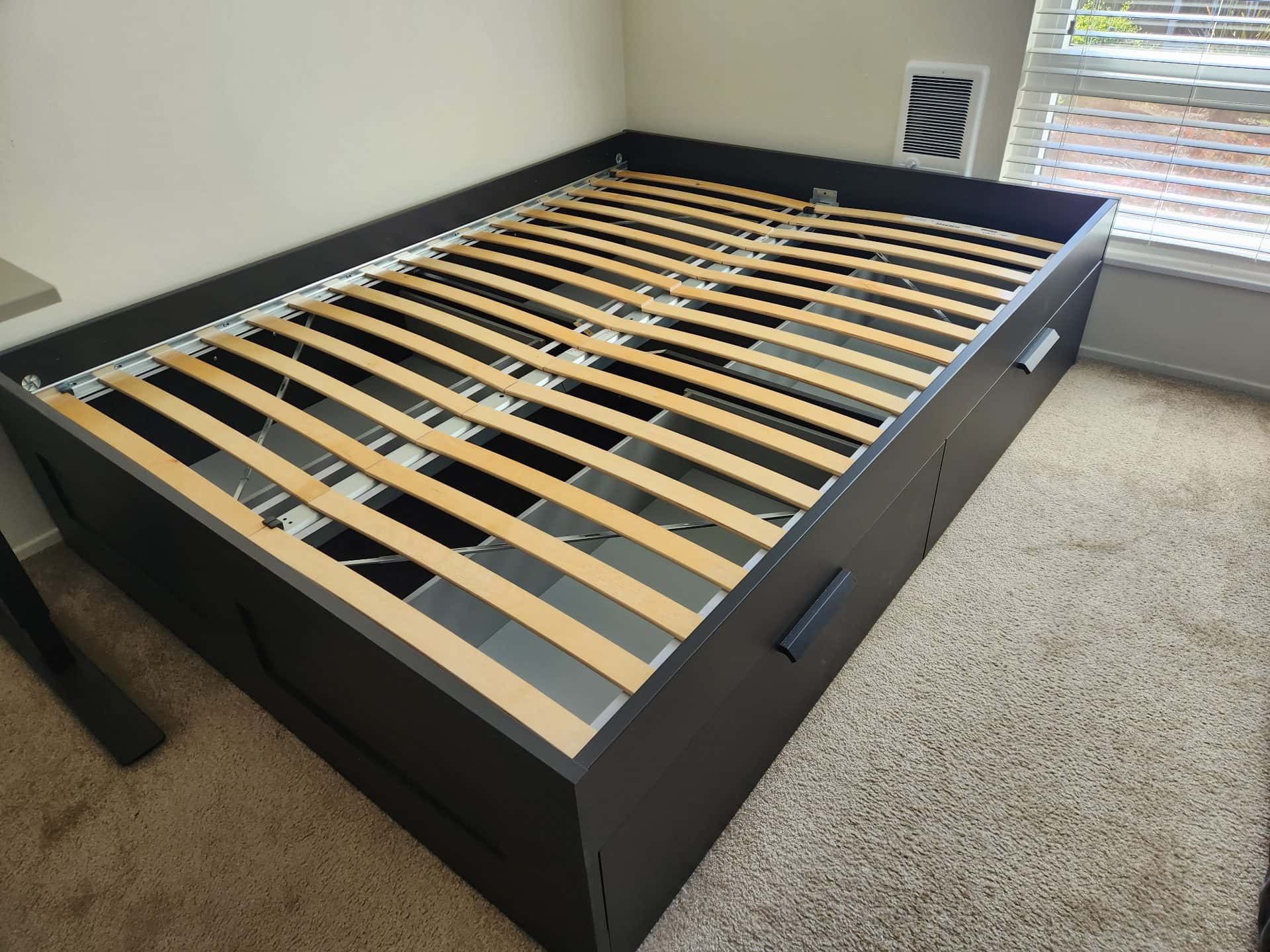 Queen bed frame with base 1