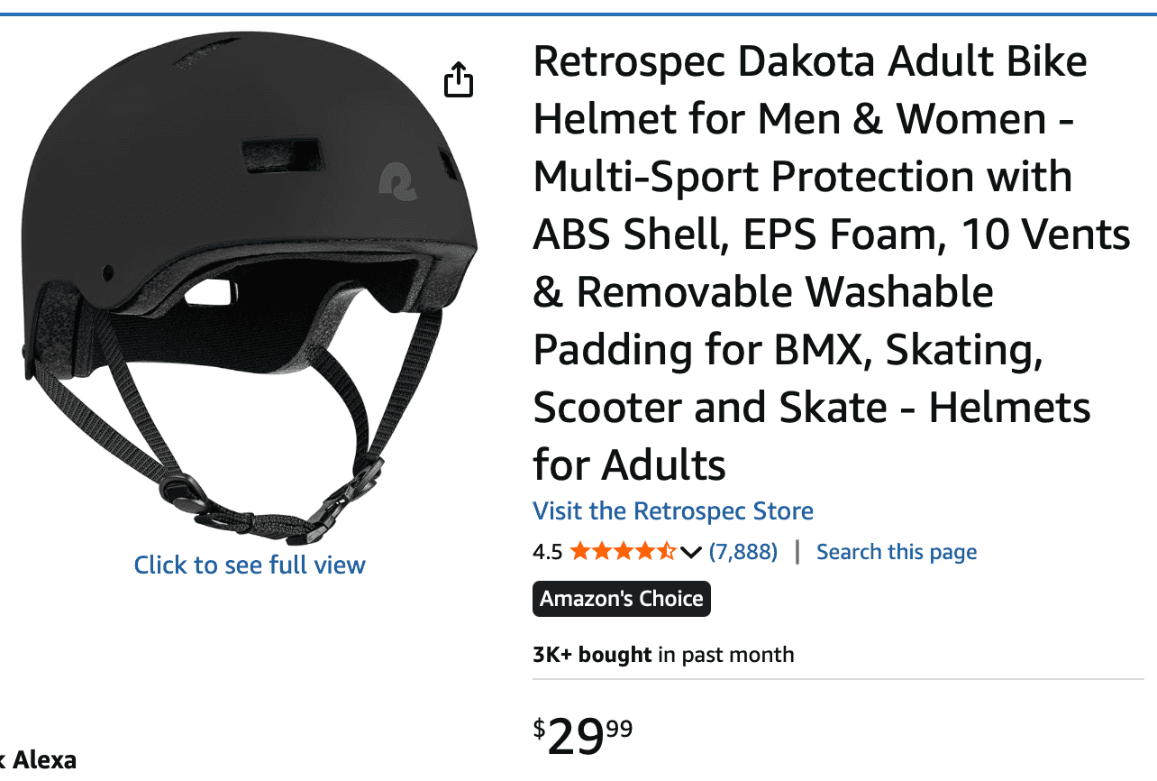 Retrospec Dakota Bike Helmet – Adult, Multi-Sport 1