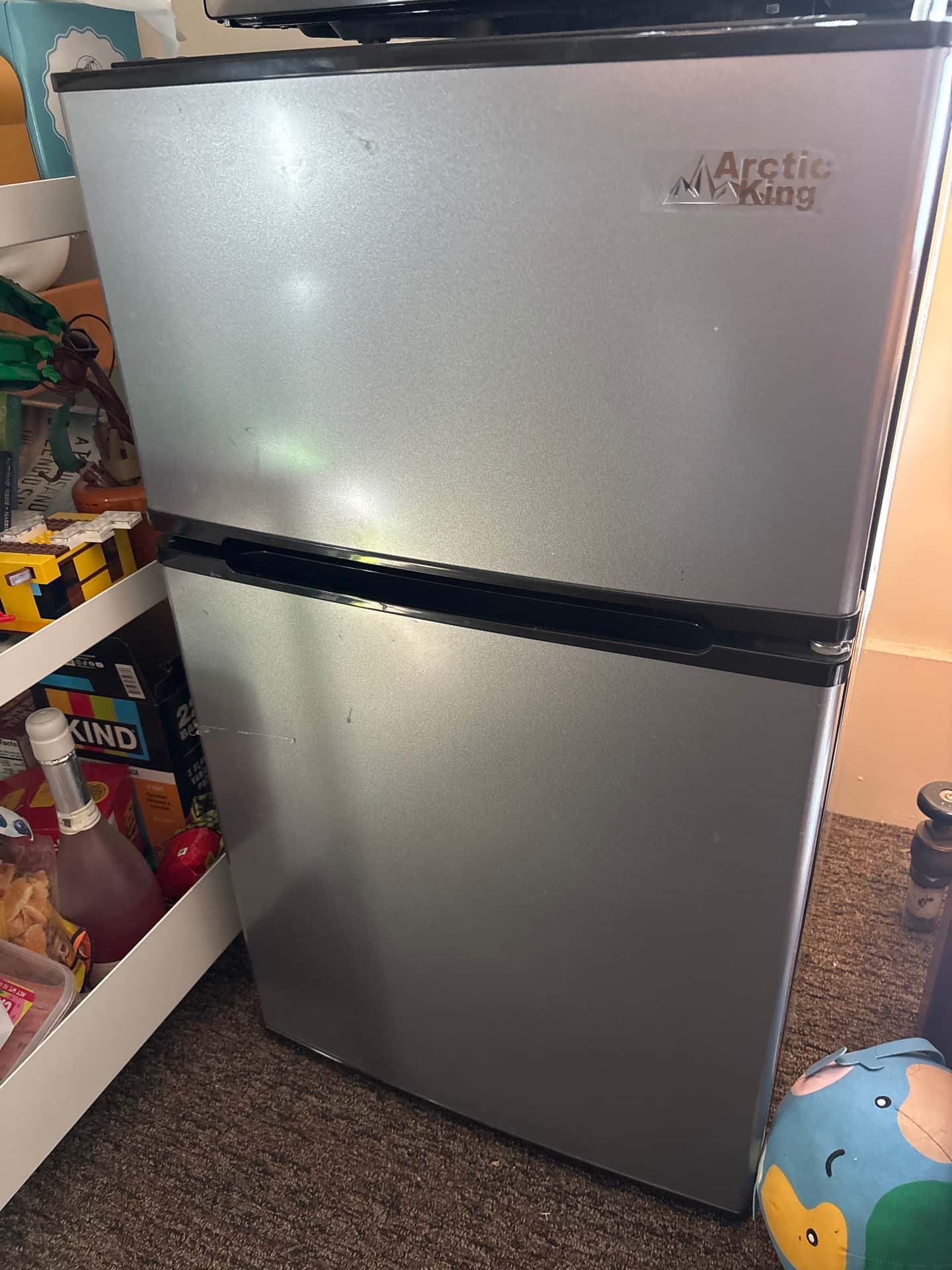 mini fridge with freezer compartment 1