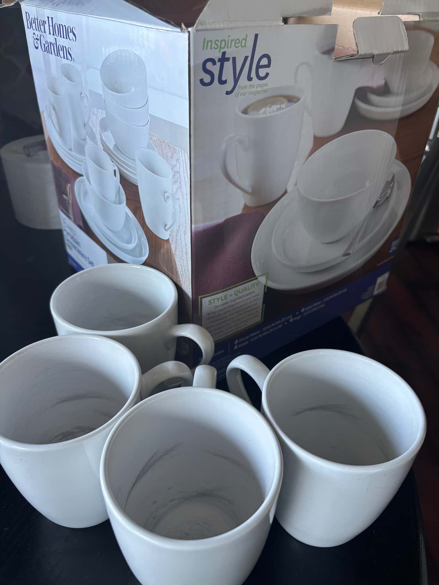 FREE KITCHEN ITEMS: COFFEE MUGS; WINE GLASSES; DISHES. 1